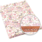 100% Cotton Fabric Pink Purple Pattern Floral Plain Printed Patchwork Cloth DIY Handmade Sewing fabrics in The Meter Needlework