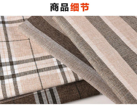 Cotton and Linen Sofa Fabric Solid Color Thickened Coating Dustproof Coarse Cloth Burlap Canvas Pillow Curtain DIY sewing Fabric