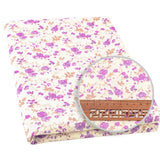 100% Cotton Fabric Pink Purple Pattern Floral Plain Printed Patchwork Cloth DIY Handmade Sewing fabrics in The Meter Needlework