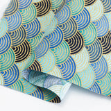 50x145cm Japanese Kimono Bronzed Fabric Sushi Cherry Blossoms Print Cotton Cloth DIY Materials Patchwork Accessories for Sewing