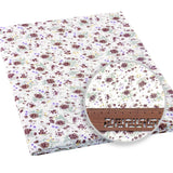 100% Cotton Fabric Pink Purple Pattern Floral Plain Printed Patchwork Cloth DIY Handmade Sewing fabrics in The Meter Needlework