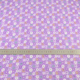 100% Cotton Fabric Pink Purple Pattern Floral Plain Printed Patchwork Cloth DIY Handmade Sewing fabrics in The Meter Needlework