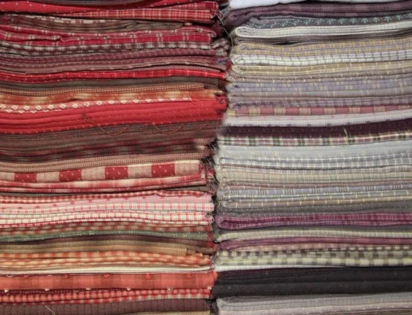 Japanese Yarn-dyed fabric handmade DIY Patchwork 100% Cotton Fabric For Sewing Doll clothes Quilt cloth Bundle  telas tissus
