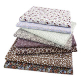 Teramila 8PCS Pack Square Multicolor Printed Cotton Fabric For Sewing Quilt Cloth Needlework Plaid Handicraft Material Patchwork