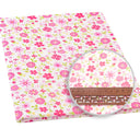 100% Cotton Fabric Pink Purple Pattern Floral Plain Printed Patchwork Cloth DIY Handmade Sewing fabrics in The Meter Needlework