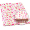 100% Cotton Fabric Pink Purple Pattern Floral Plain Printed Patchwork Cloth DIY Handmade Sewing fabrics in The Meter Needlework