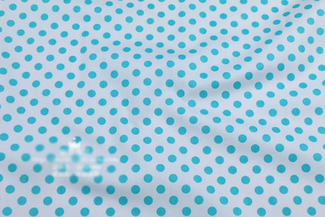 Dots Printed 100% Cotton Fabric by Meter, DIY Patchwork, Quilt Cloth, Bedding Blanket, Sheet, Pillow Decor, Fat Quilt, Tilda