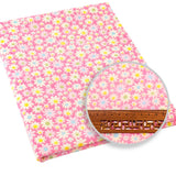 100% Cotton Fabric Pink Purple Pattern Floral Plain Printed Patchwork Cloth DIY Handmade Sewing fabrics in The Meter Needlework