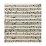 Piano Music Score Printed Fabric Sheet Retro Linen Cotton DIY Handmade Craft Sewing Cushion Tablecloths Decor Material