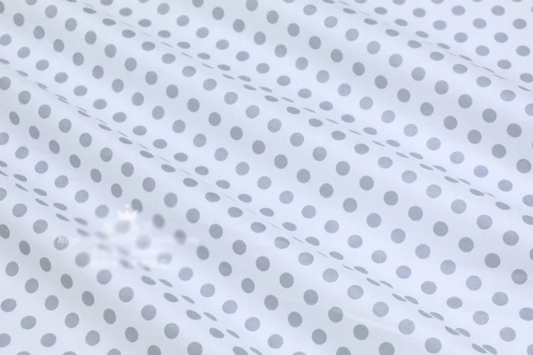 Dots Printed 100% Cotton Fabric by Meter, DIY Patchwork, Quilt Cloth, Bedding Blanket, Sheet, Pillow Decor, Fat Quilt, Tilda
