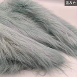 35Colours 12cm Imitation Plush Fur Fabric For DIY Photo Props chair decorative background Plush mat animal toy doll fabric