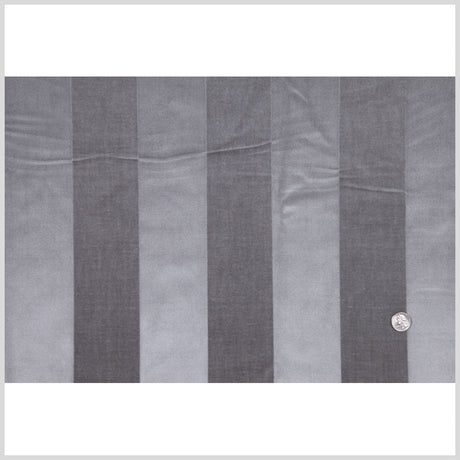 Silver Stripes Velvet
