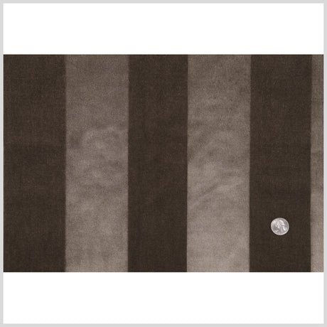 Gunmetal Stripes Velvet