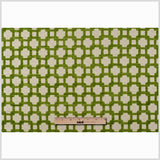 Apple Green/Metallic Cream Net Chenille with Metallic Base