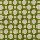 Apple Green/Metallic Cream Net Chenille with Metallic Base