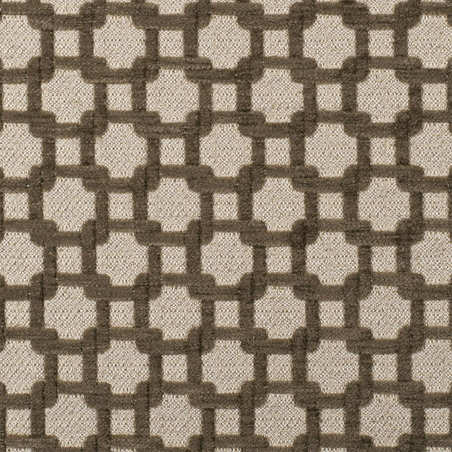 Stone/Metallic Cream Net Chenille with Metallic Base