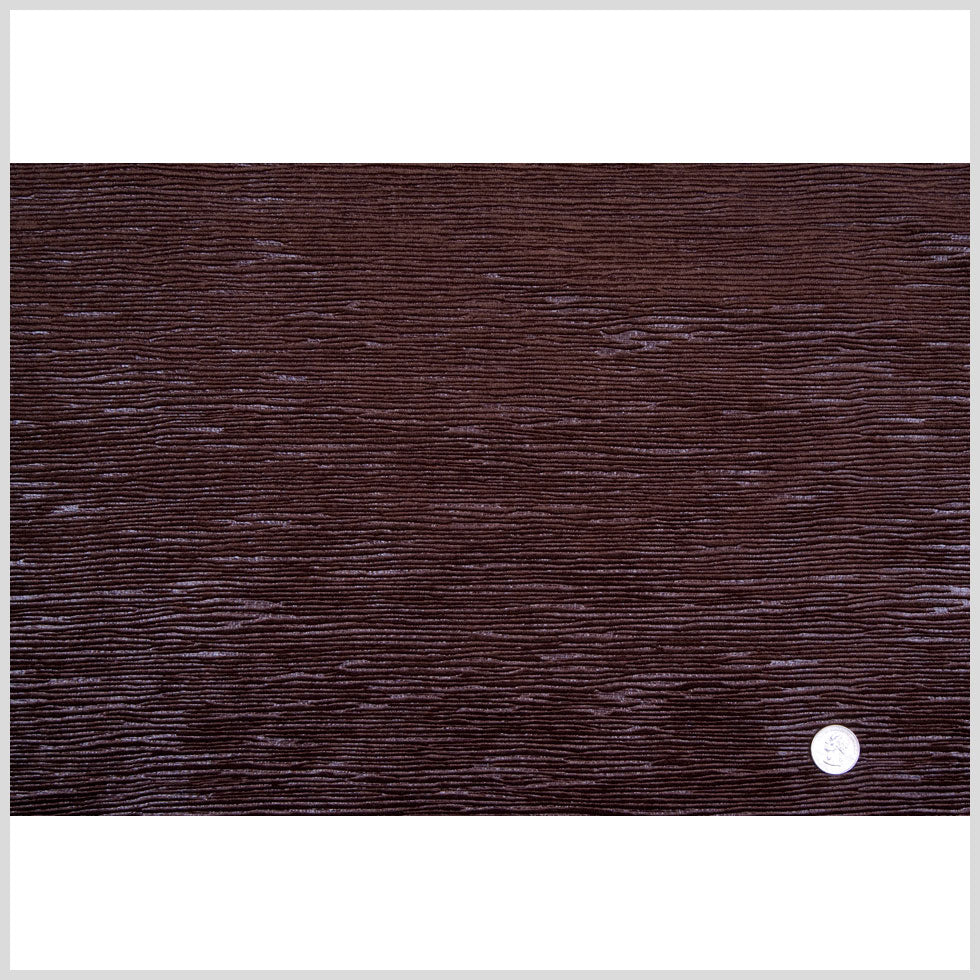 Chocolate Crinkled Velvet