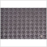 Charcoal Gray/Light Gray Houndstooth Velvet
