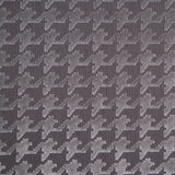 Charcoal Gray/Light Gray Houndstooth Velvet