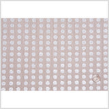 Toffee/Light Gray Polka Dots Velvet