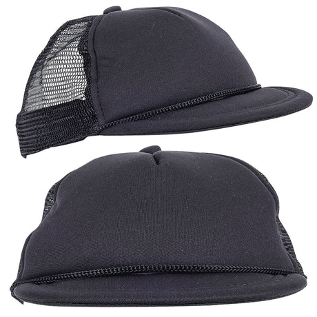 Black Baseball Hat Doll Accessory
