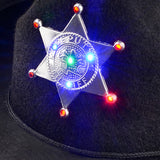 Light-Up Sheriff Cowboy Hat (1 DZ)