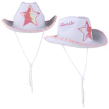 Cowgirl Hat White Felt Superstar Hat