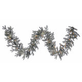 Lit Halifax Garland 9 Ft 12 Inch Incandescent Lights Christmas Holiday Decor