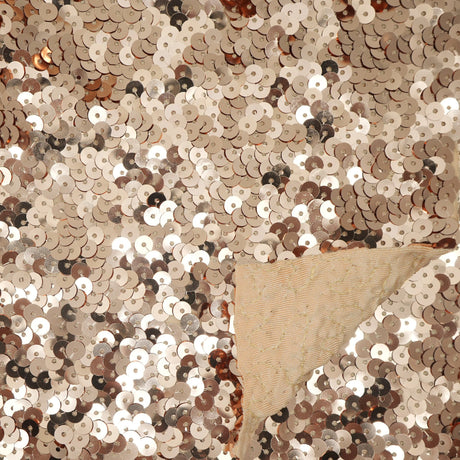 Halo Spandex Sequin Poly Spandex Fabric - Embroidered Sequin, 48" Width, 4-Way Stretch (1 Yard)