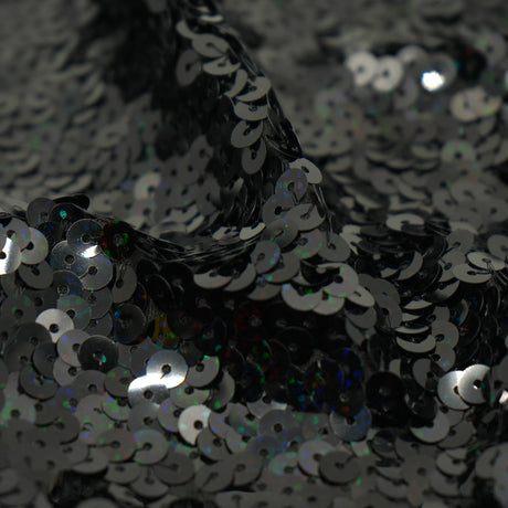 Halo Spandex Sequin Poly Spandex Fabric - Embroidered Sequin, 48" Width, 4-Way Stretch (1 Yard)