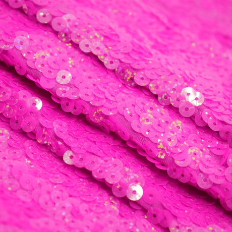 Halo Spandex Sequin Poly Spandex Fabric - Embroidered Sequin, 48" Width, 4-Way Stretch (1 Yard)