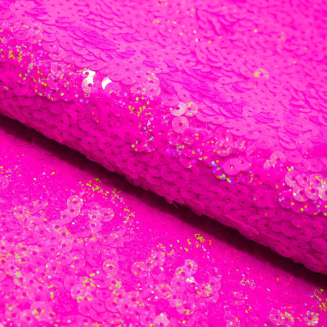 Halo Spandex Sequin Poly Spandex Fabric - Embroidered Sequin, 48" Width, 4-Way Stretch (1 Yard)