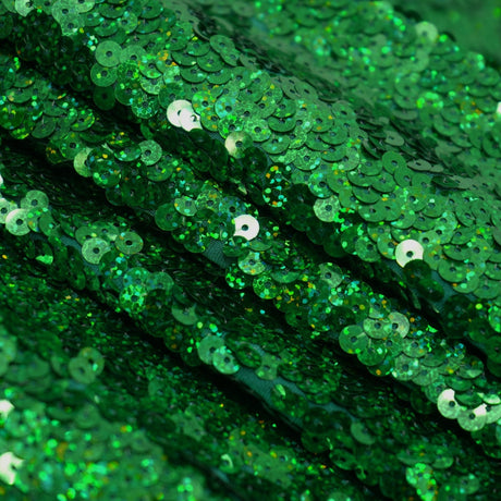 Halo Spandex Sequin Poly Spandex Fabric - Embroidered Sequin, 48" Width, 4-Way Stretch (1 Yard)