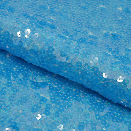 Halo Spandex Sequin Poly Spandex Fabric - Embroidered Sequin, 52" Width, 4-Way Stretch (1 Yard)
