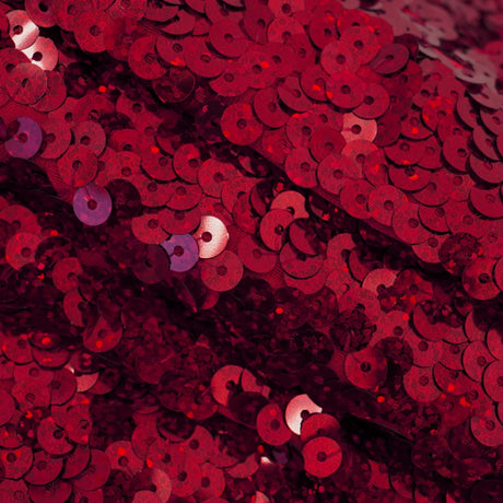 Halo Spandex Sequin Poly Spandex Fabric - Embroidered Sequin, 48" Width, 4-Way Stretch (1 Yard)