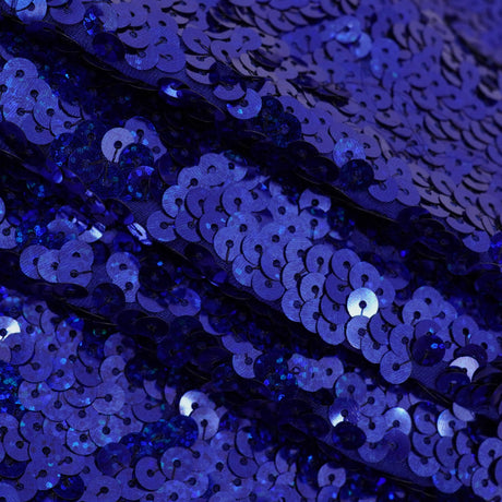 Halo Spandex Sequin Poly Spandex Fabric - Embroidered Sequin, 48" Width, 4-Way Stretch (1 Yard)
