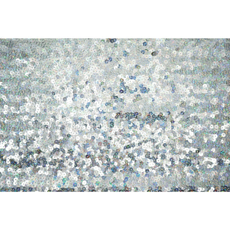 Halo Spandex Sequin Poly Spandex Fabric - Embroidered Sequin, 48" Width, 4-Way Stretch (1 Yard)