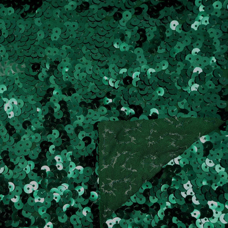Halo Spandex Sequin Poly Spandex Fabric - Embroidered Sequin, 48" Width, 4-Way Stretch (1 Yard)
