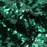 Halo Spandex Sequin Poly Spandex Fabric - Embroidered Sequin, 52" Width, 4-Way Stretch (1 Yard)