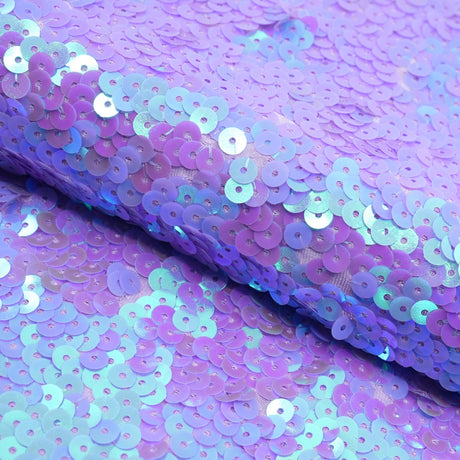 Halo Spandex Sequin Poly Spandex Fabric - Embroidered Sequin, 48" Width, 4-Way Stretch (1 Yard)
