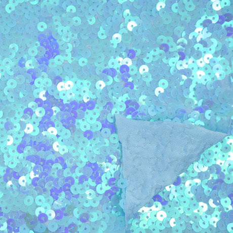 Halo Spandex Sequin Poly Spandex Fabric - Embroidered Sequin, 48" Width, 4-Way Stretch (1 Yard)