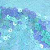 Halo Spandex Sequin Poly Spandex Fabric - Embroidered Sequin, 48" Width, 4-Way Stretch (1 Yard)
