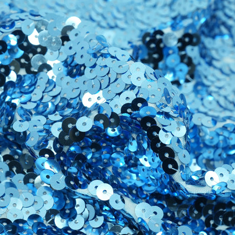 Halo Spandex Sequin Poly Spandex Fabric - Embroidered Sequin, 48" Width, 4-Way Stretch (1 Yard)