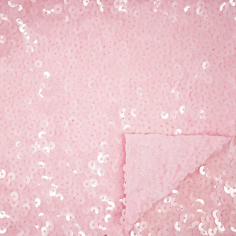 Halo Spandex Sequin Poly Spandex Fabric - Embroidered Sequin, 48" Width, 4-Way Stretch (1 Yard)