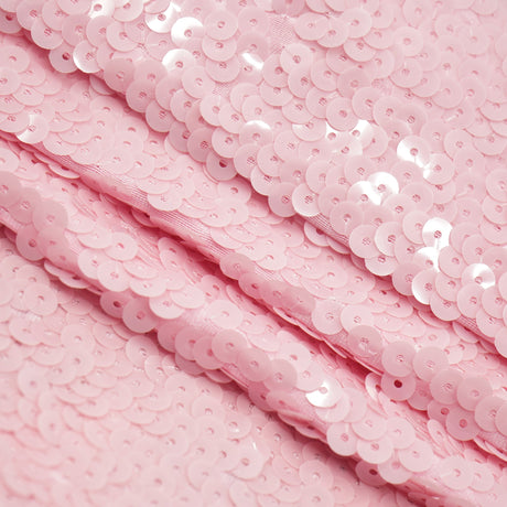 Halo Spandex Sequin Poly Spandex Fabric - Embroidered Sequin, 48" Width, 4-Way Stretch (1 Yard)