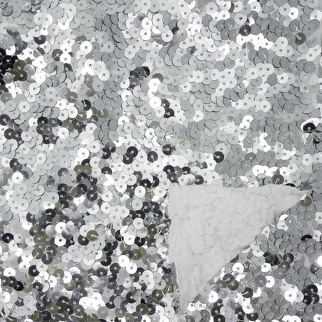 Halo Spandex Sequin Poly Spandex Fabric - Embroidered Sequin, 48" Width, 4-Way Stretch (1 Yard)