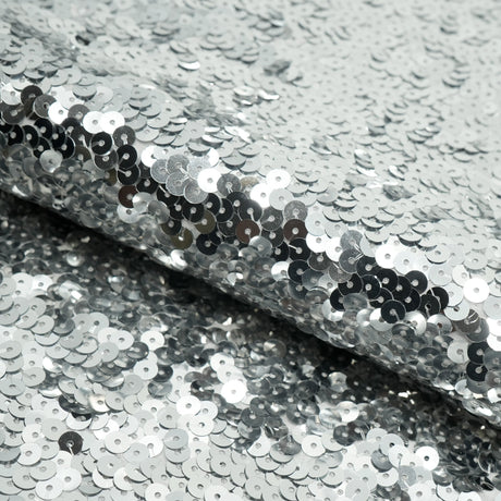 Halo Spandex Sequin Poly Spandex Fabric - Embroidered Sequin, 48" Width, 4-Way Stretch (1 Yard)