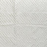 Halpern Polyester Fabric - Shiny Diamond Embossed Jacquard, White/Champagne, 55" Width (1 Yard)