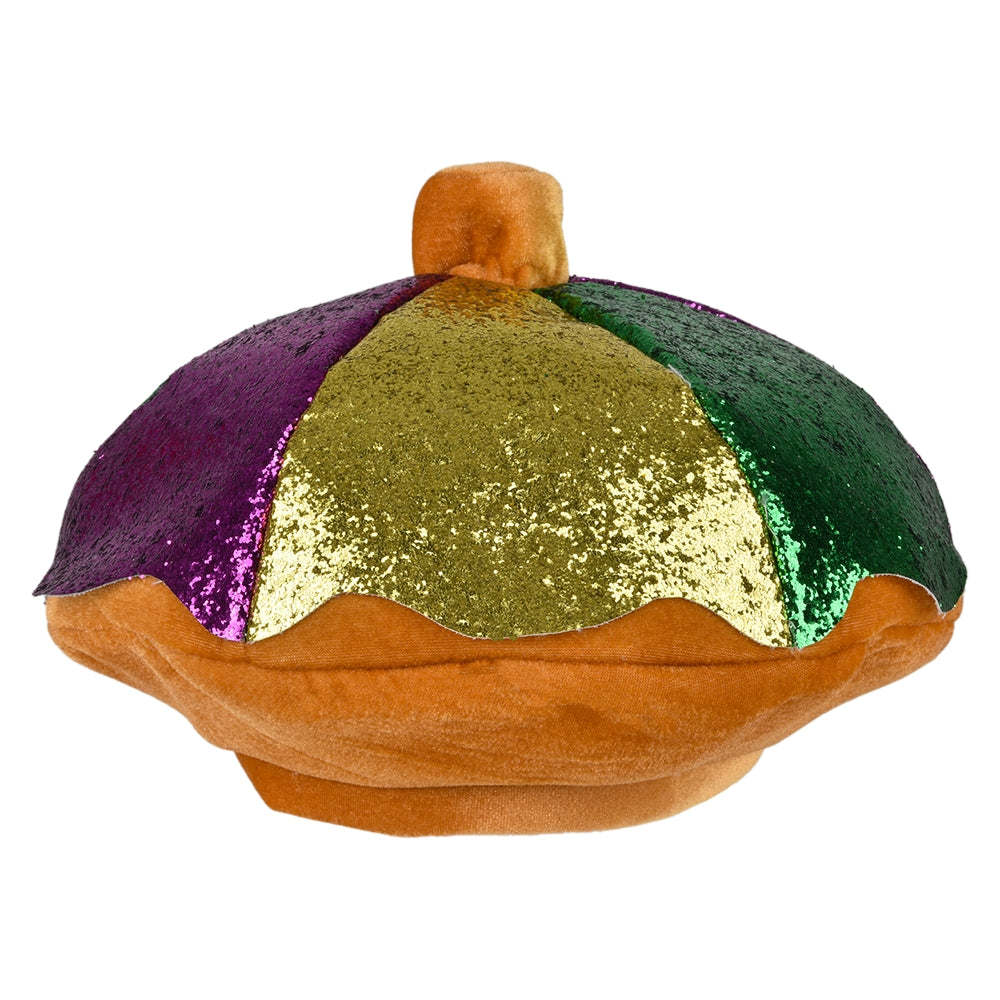 Light-Up Mardi Gras King Cake Hat