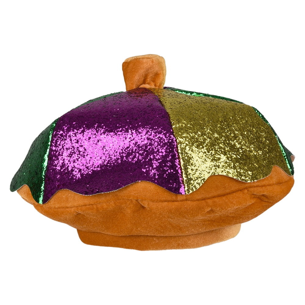 Light-Up Mardi Gras King Cake Hat